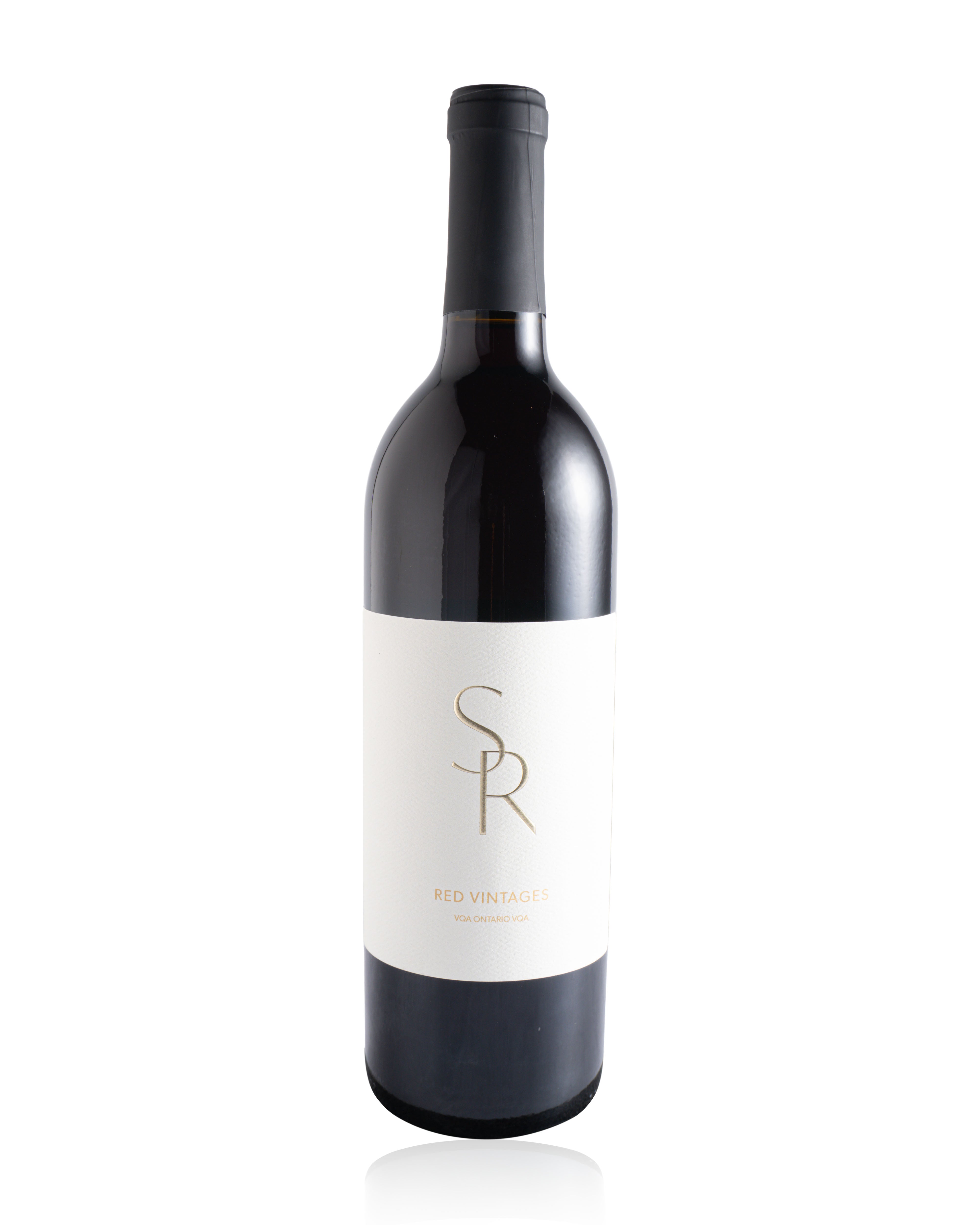 A single bottle of SR Red Vintages