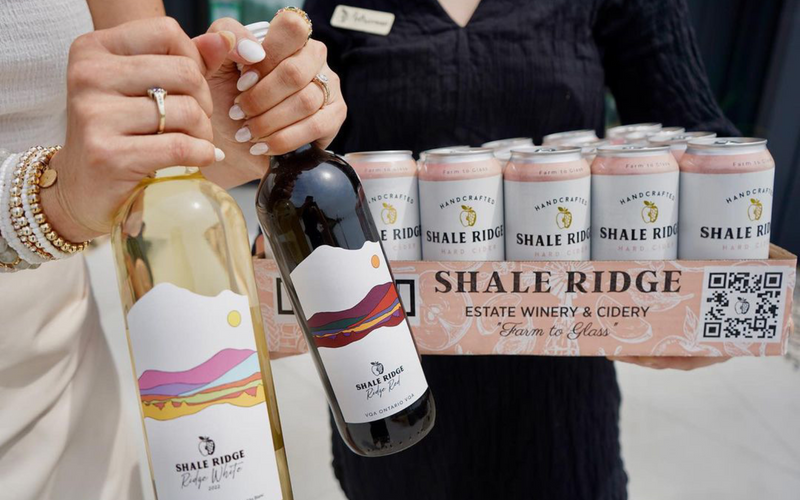 Shale Ridge Winery Shale Ridge Cider & Wine Now on Select LCBO Shelves