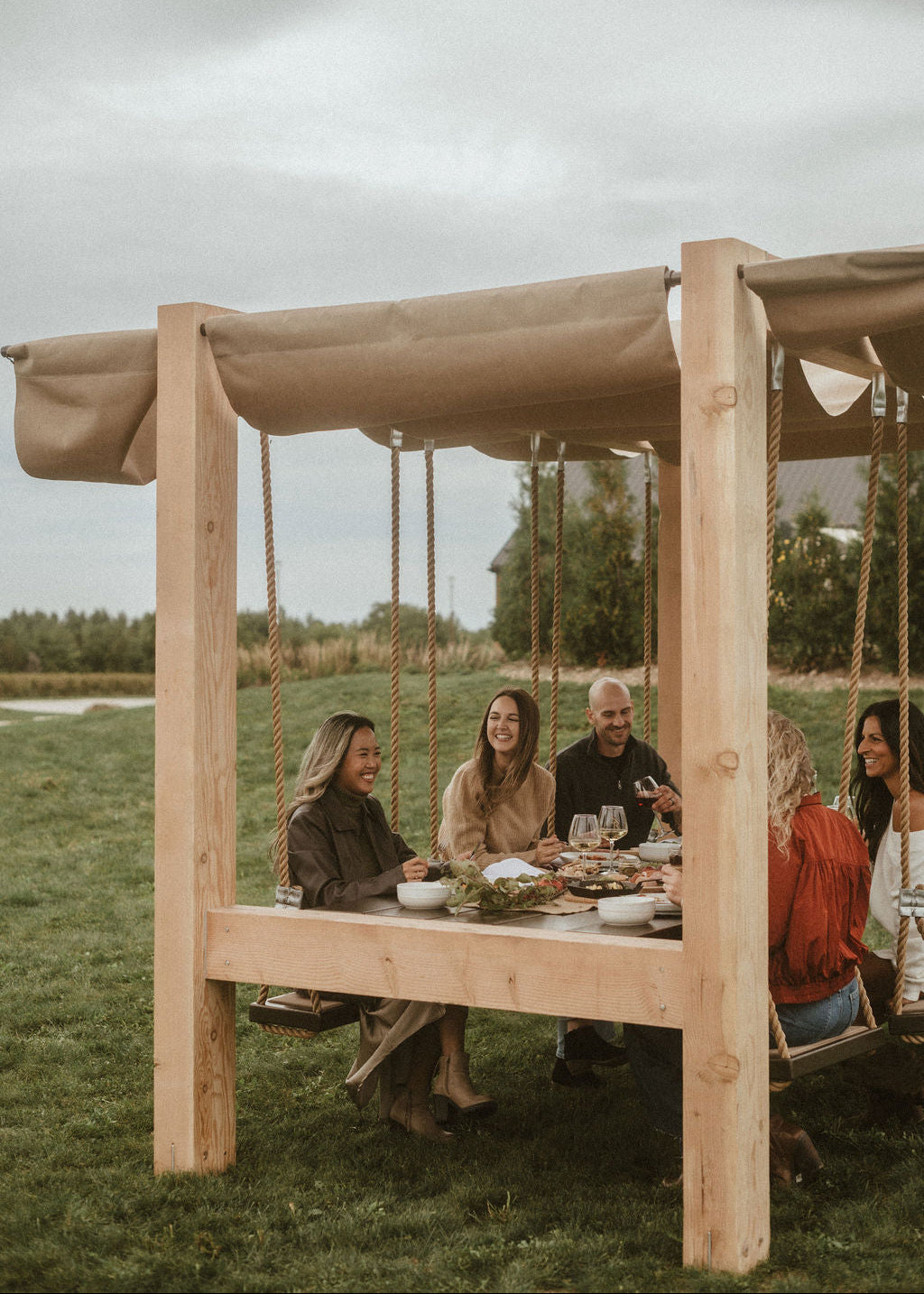 Custom-Built Swing Table