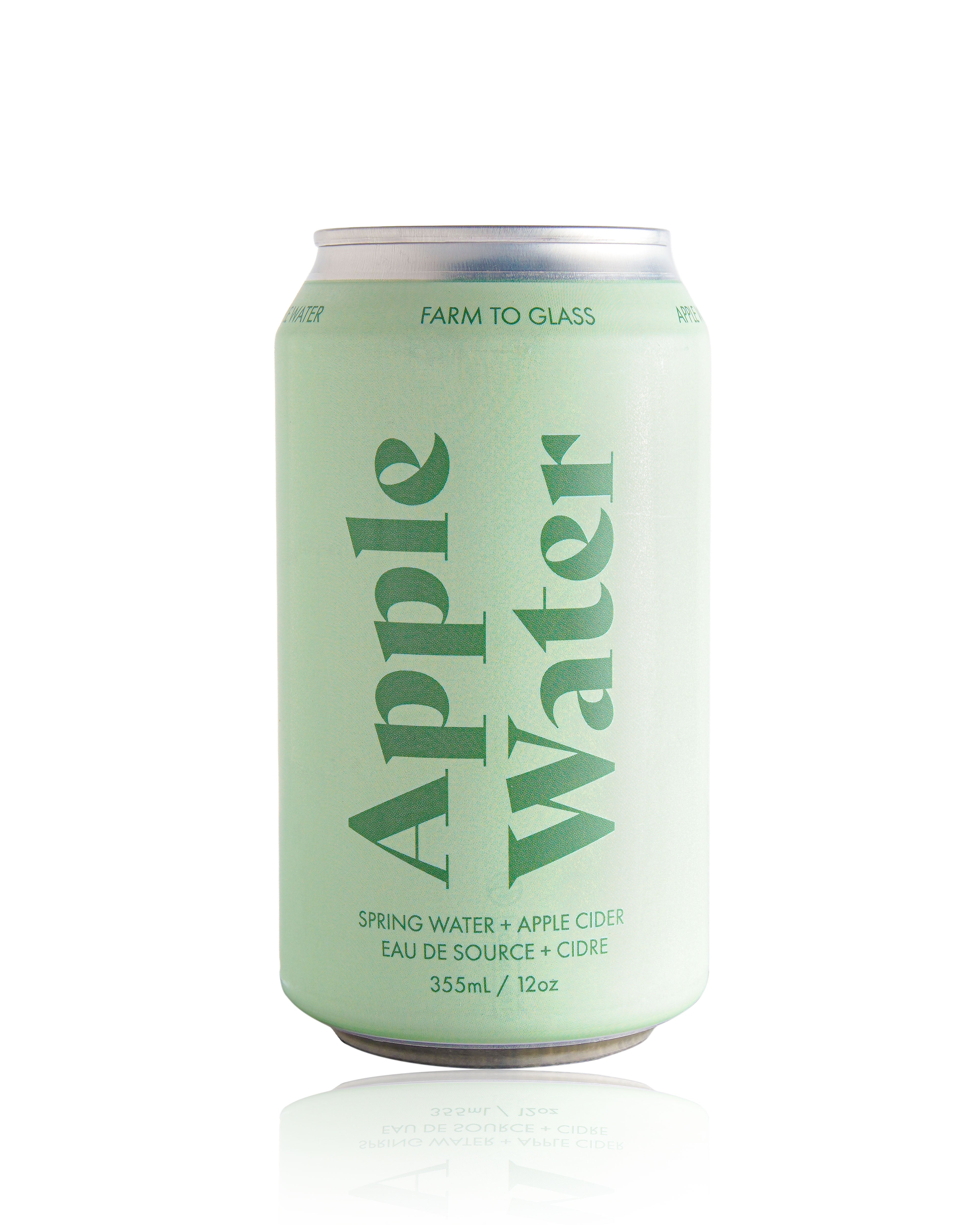 Single can of Apple Water
