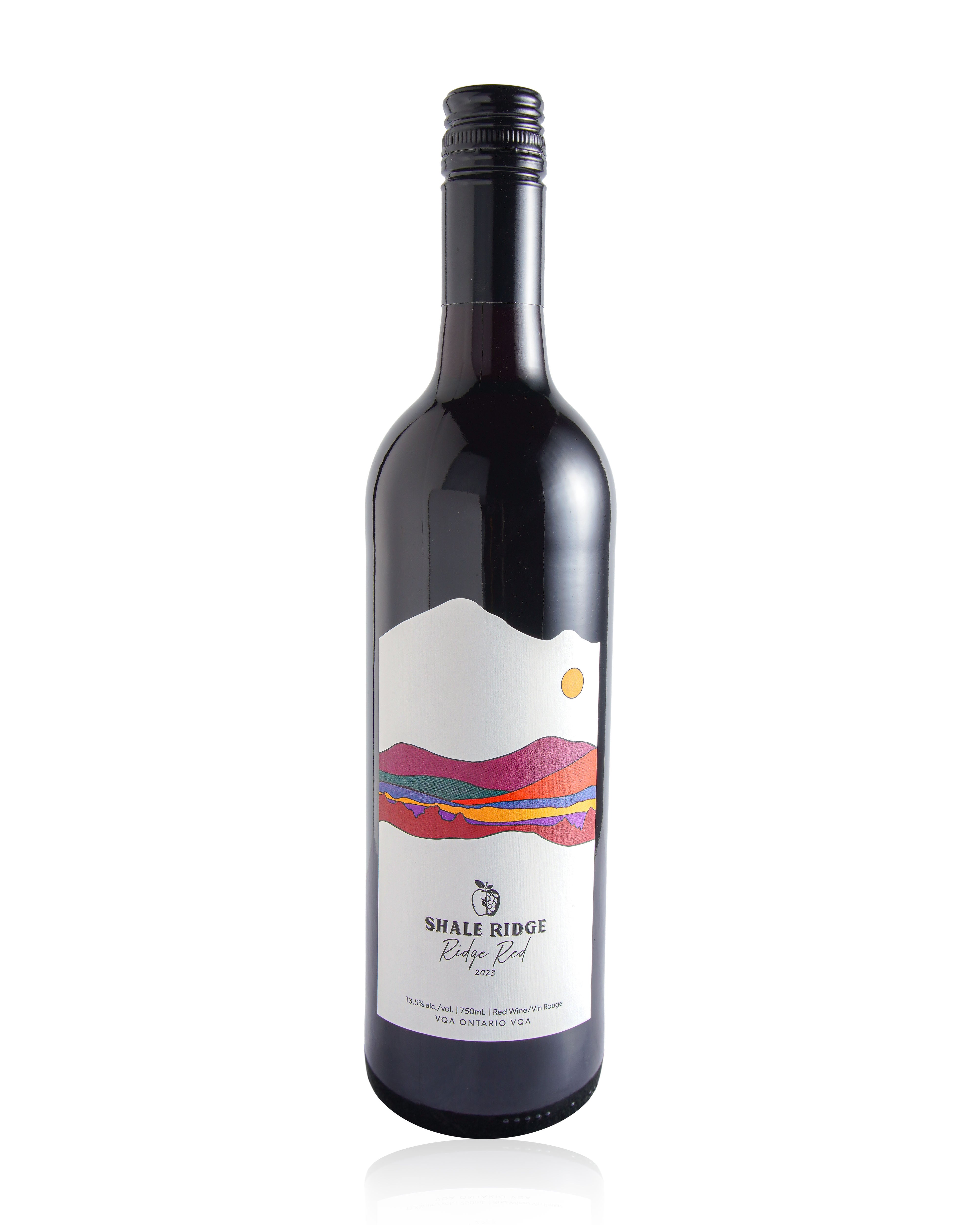 A single bottle of SR Ridge Red